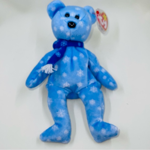 TY 1999 Holiday Teddy Beanie Babies NWT Always Stored in Case Tag Errors Bear - Picture 15 of 16